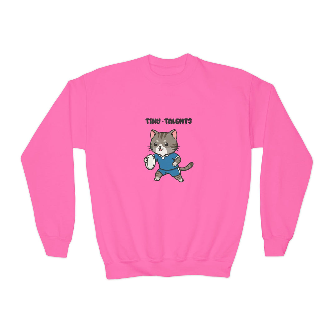 Rugby Cat Youth Sweatshirt