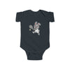 Tennis Player Bunny Shortsleeve Infant Bodysuit