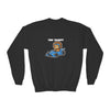 Racecar Driver Lion Youth Sweatshirt
