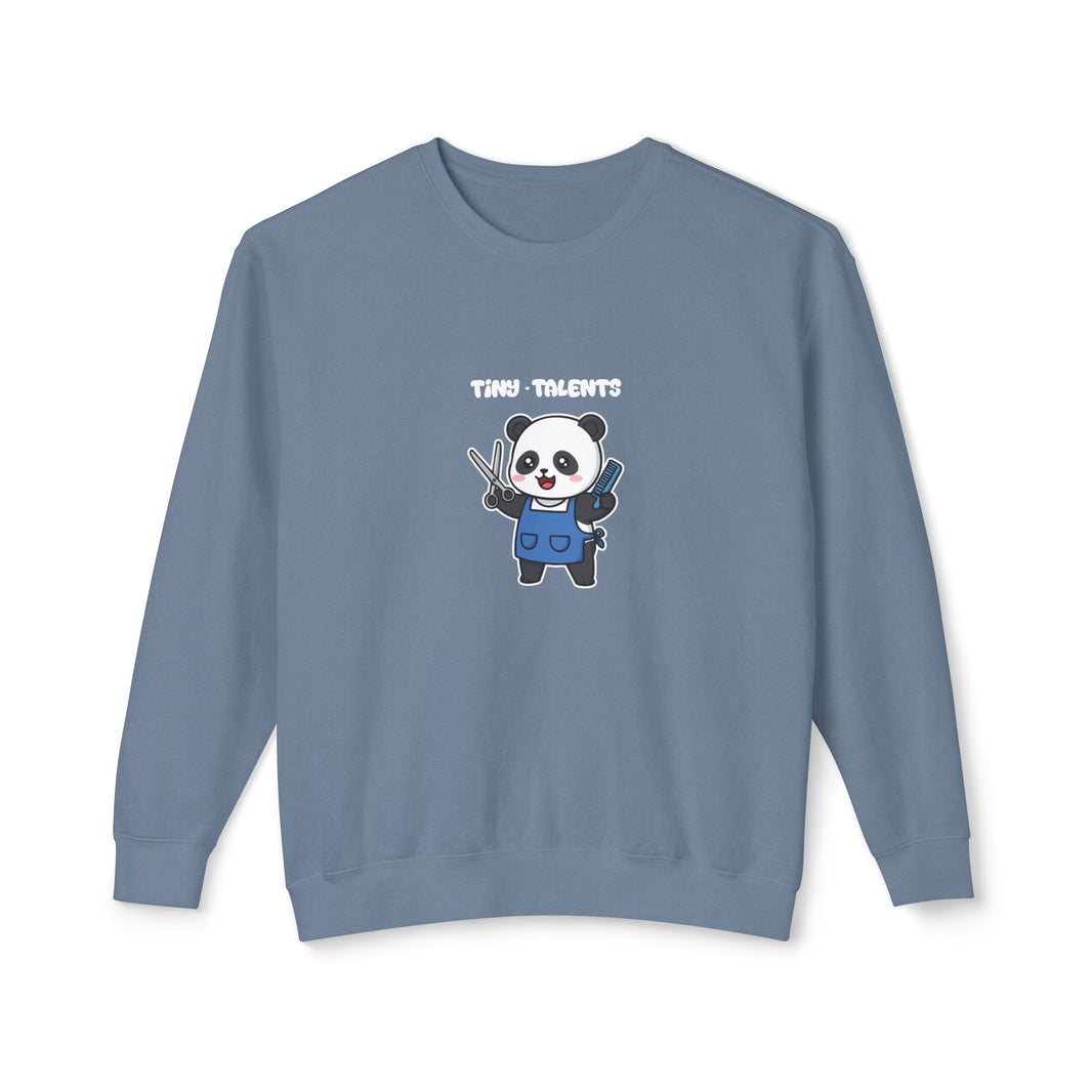 Barber Panda Adult Sweatshirt (Unisex)