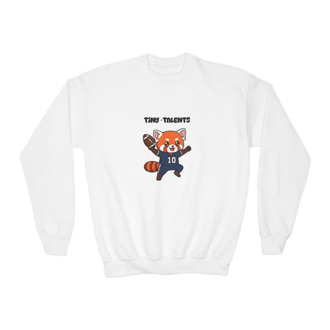 Football Player Red Panda Youth Sweatshirt