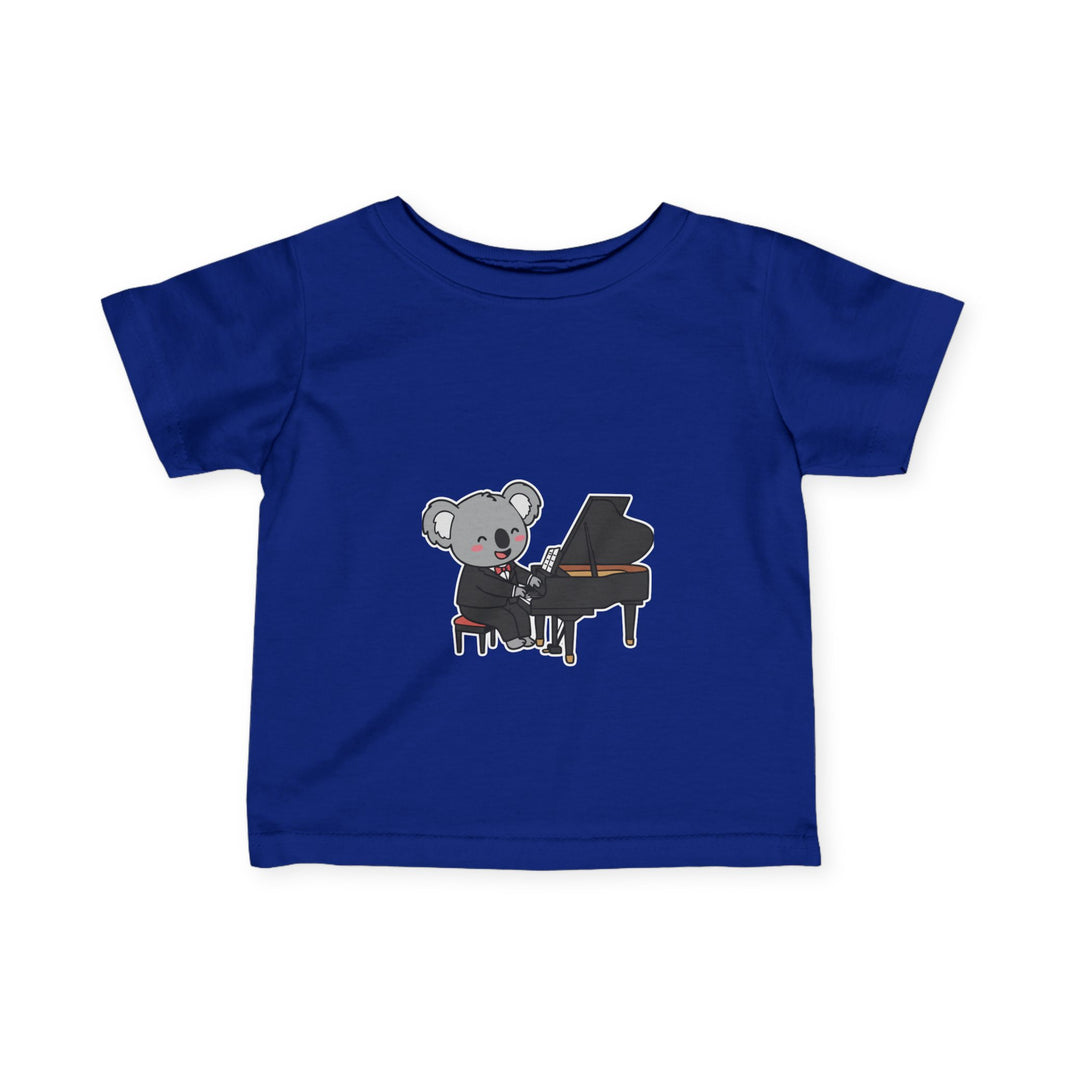 Piano Player Koala Infant T-Shirt