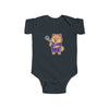 Lacrosse Player Dog Shortsleeve Infant Bodysuit