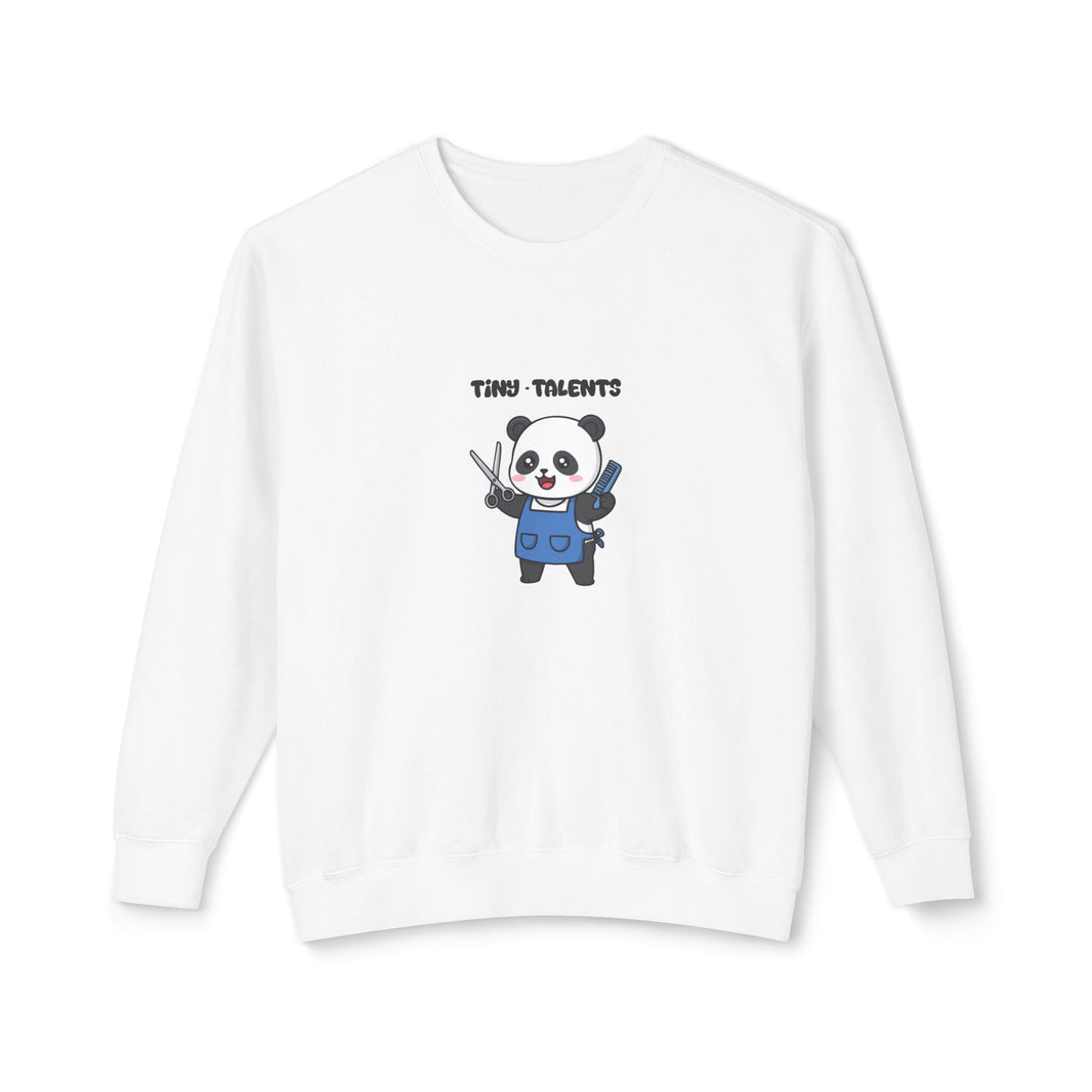 Barber Panda Adult Sweatshirt (Unisex)