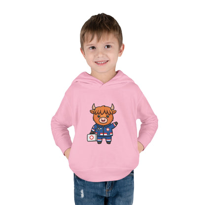 Paramedic Cow Toddler Hoodie