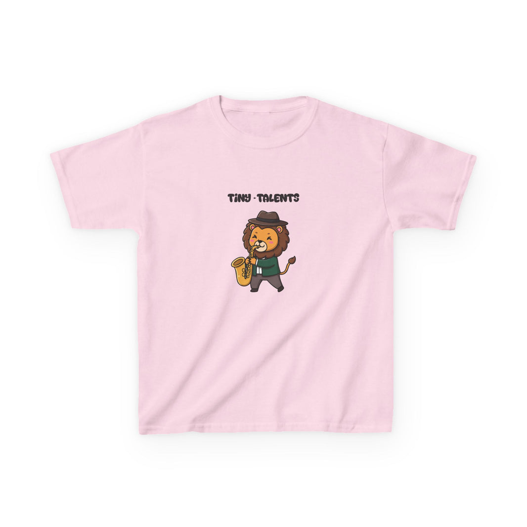 Saxophone Player Lion Youth T-Shirt