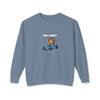 Racecar Driver Lion Adult Sweatshirt (Unisex)