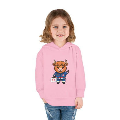 Paramedic Cow Toddler Hoodie