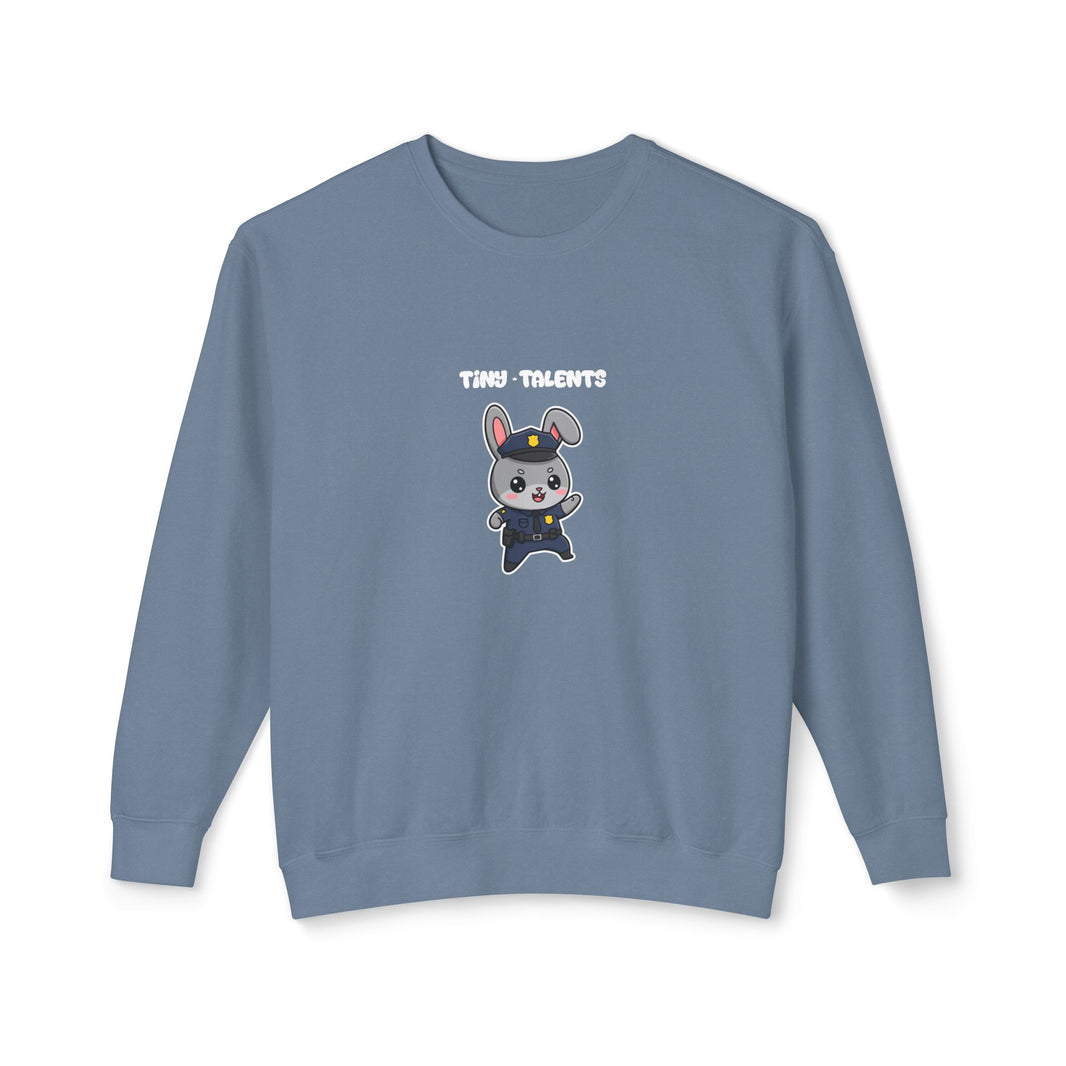 Police Officer Bunny Adult Sweatshirt (Unisex)
