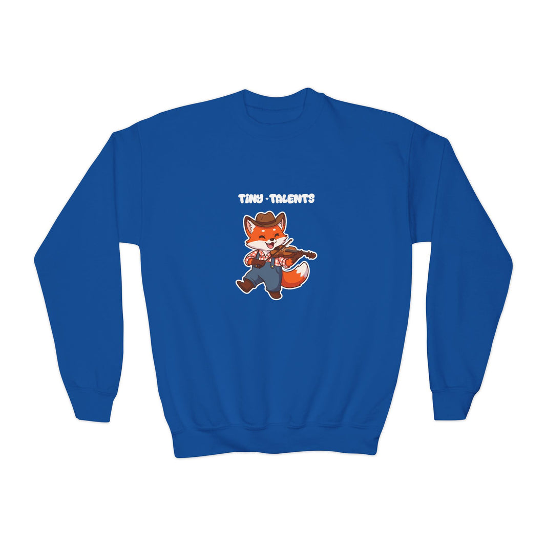 Fiddle Player Fox Youth Sweatshirt