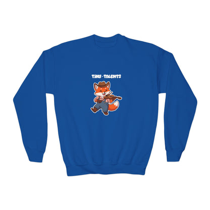 Fiddle Player Fox Youth Sweatshirt