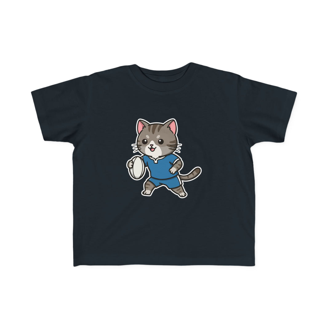 Rugby Cat Toddler T-Shirt