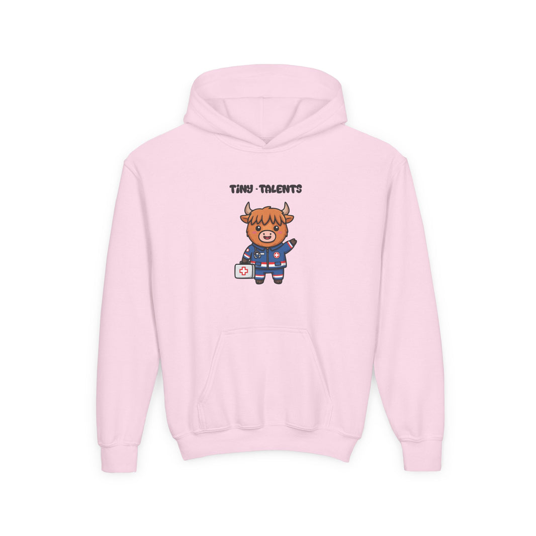 Paramedic Cow Youth Hoodie