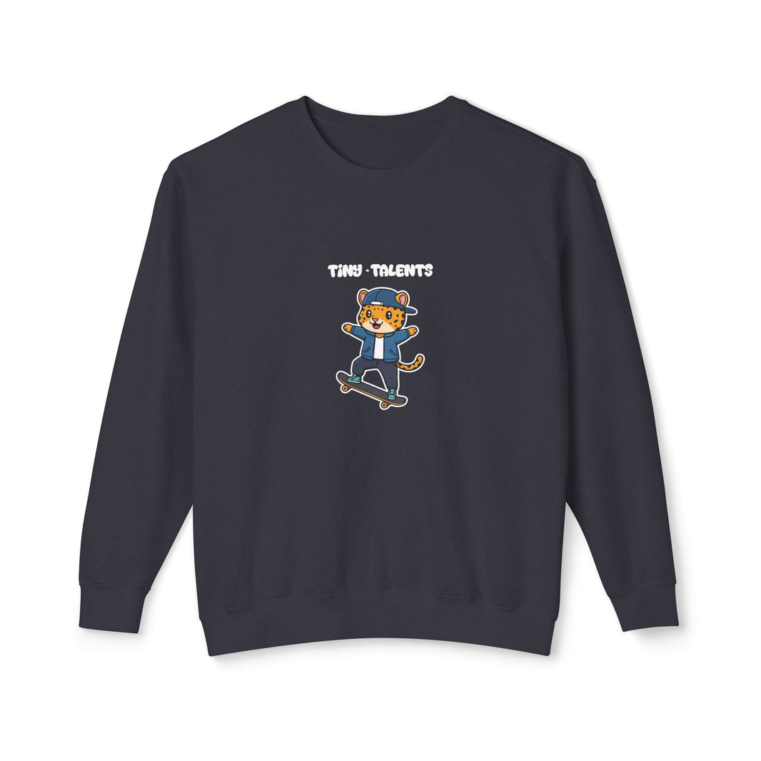 Skateboarder Jaguar Adult Sweatshirt (Unisex)