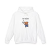 Badminton Player Cow Adult Hoodie (Unisex)
