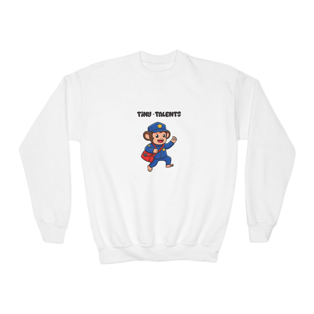 Mailman Chimpanzee Youth Sweatshirt
