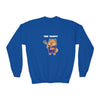 Lacrosse Player Dog Youth Sweatshirt