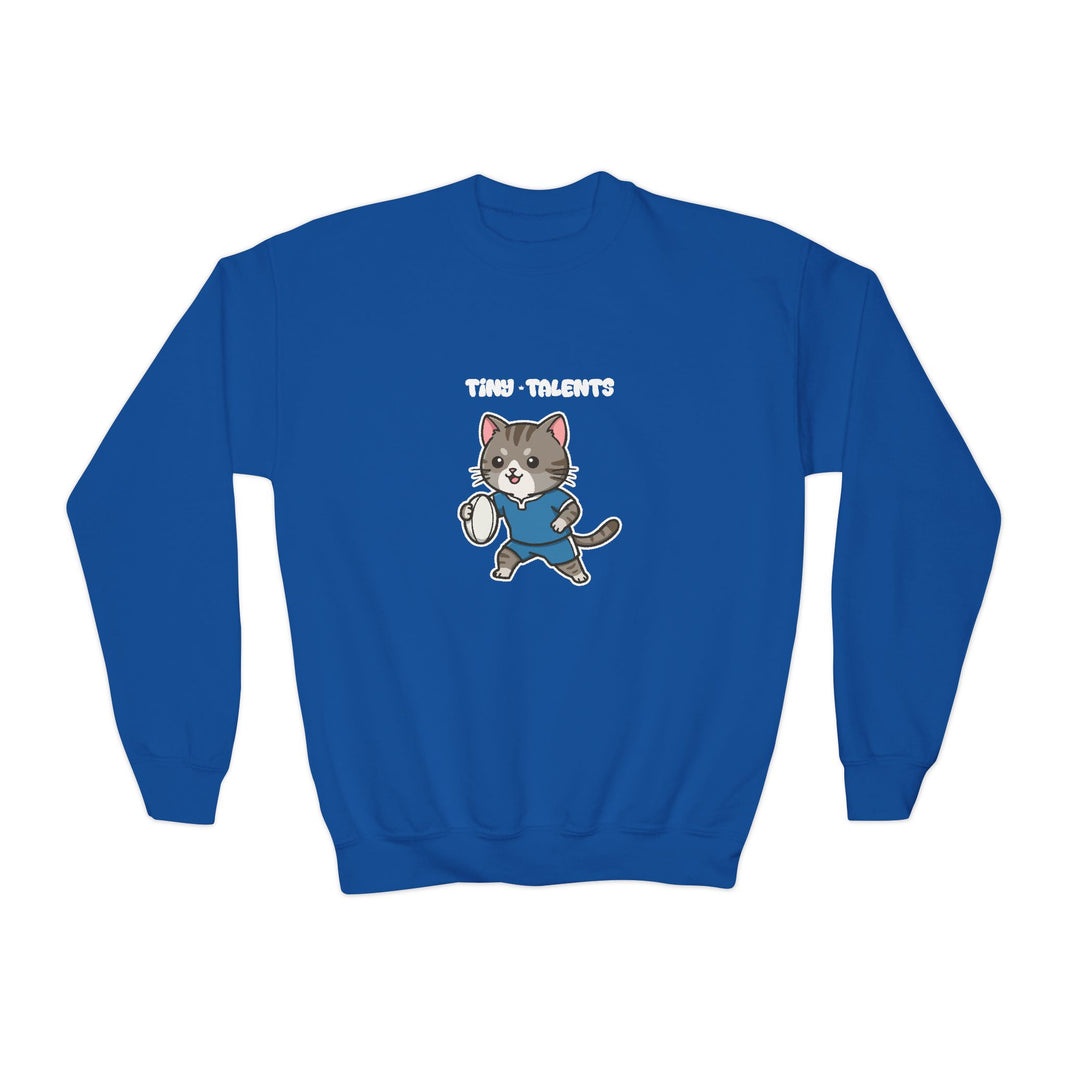 Rugby Cat Youth Sweatshirt