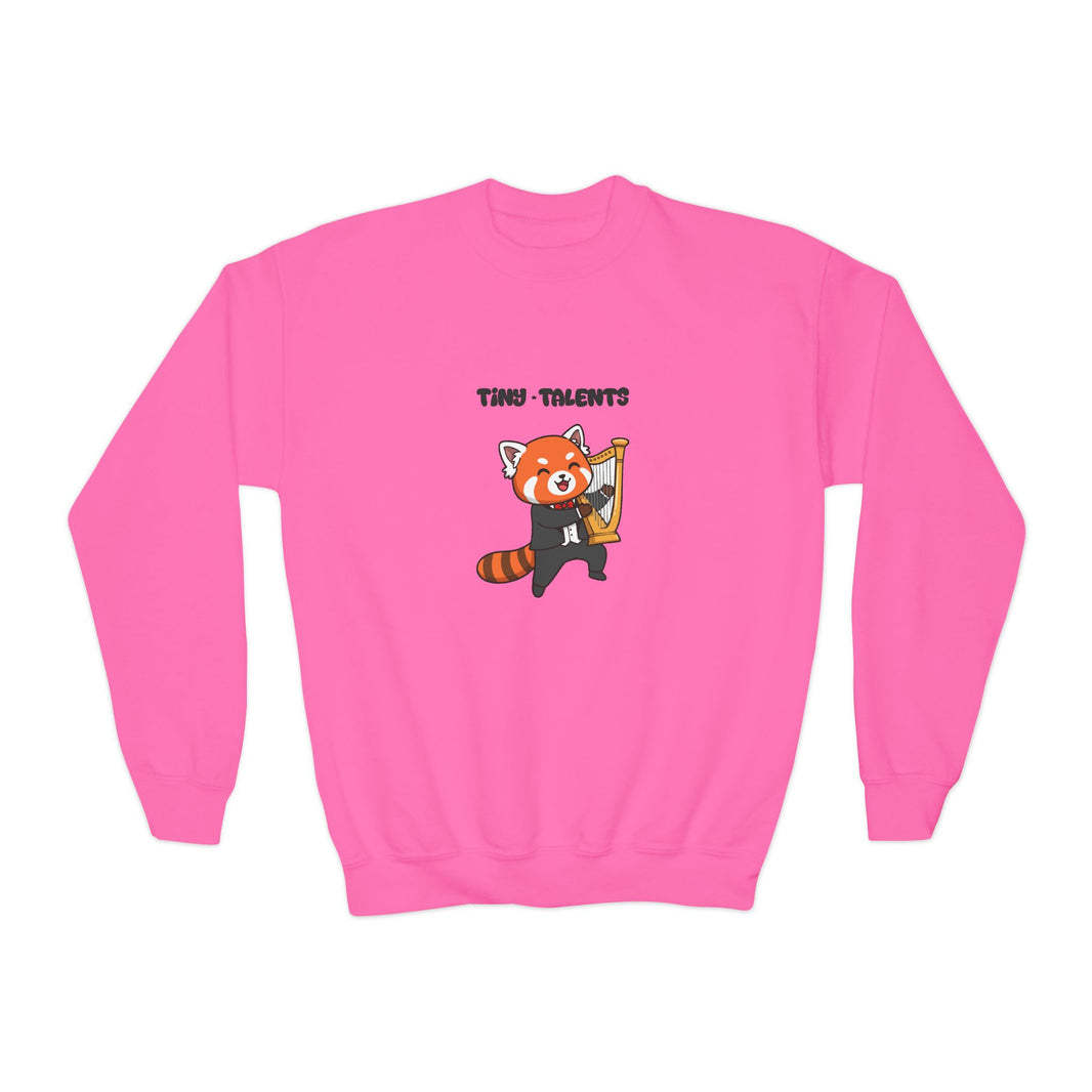 Harp Player Red Panda Youth Sweatshirt