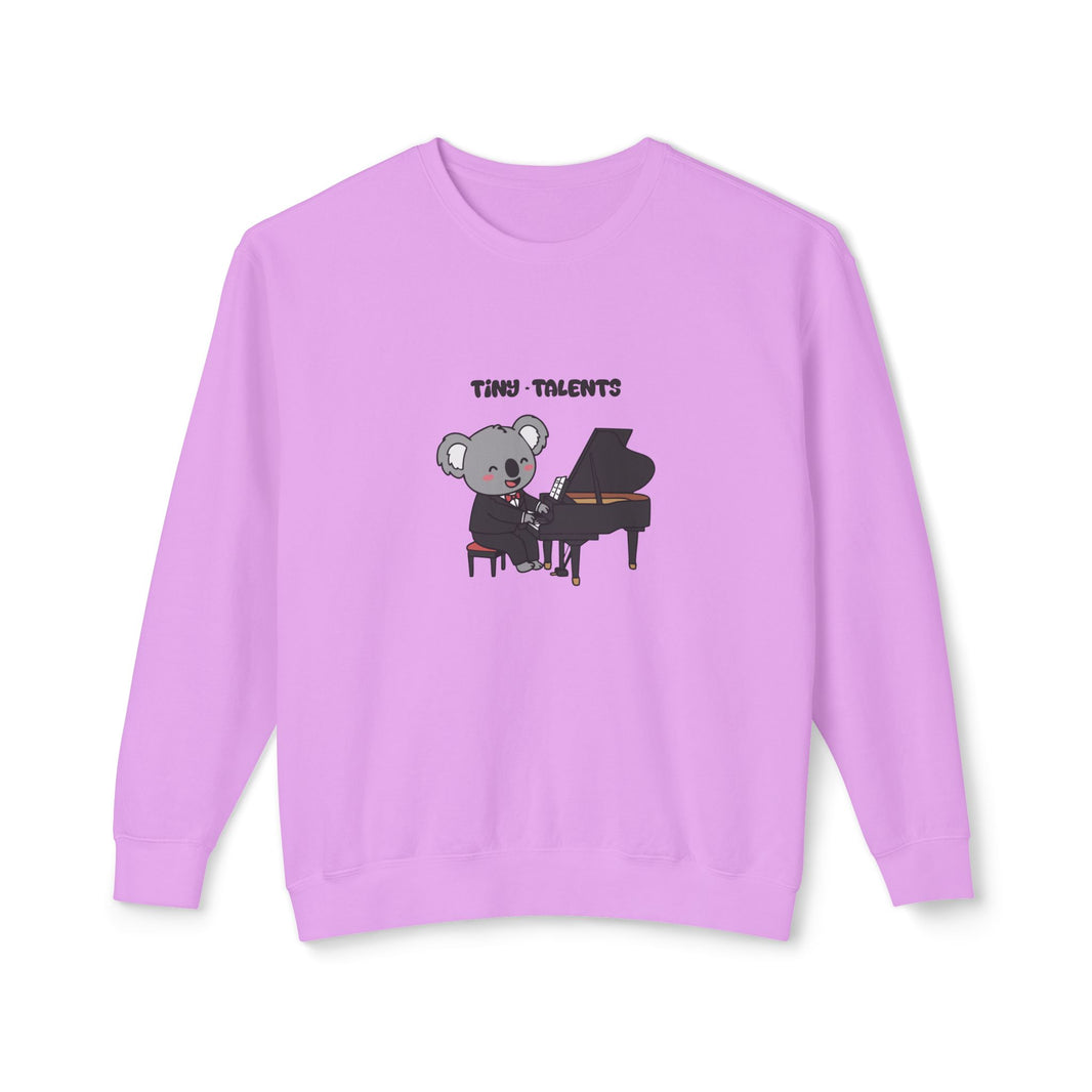 Piano Player Koala Adult Sweatshirt (Unisex)