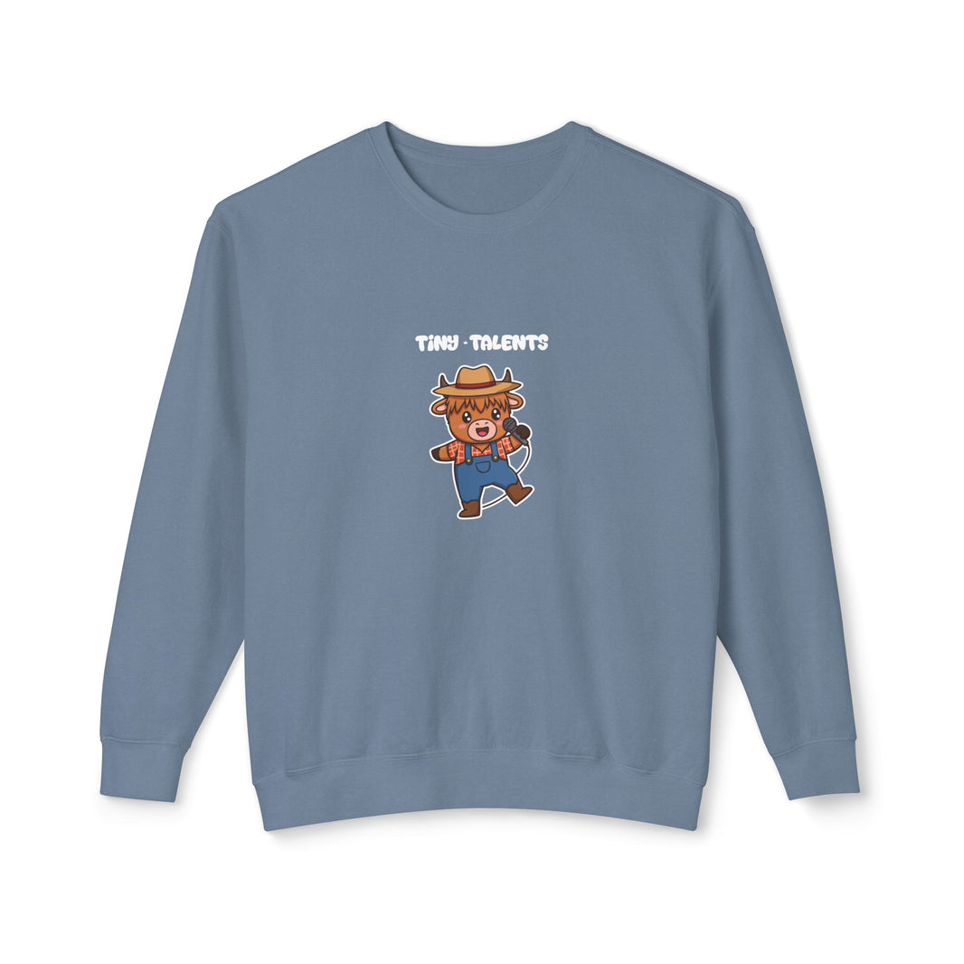 Singer Cow Adult Sweatshirt (Unisex)