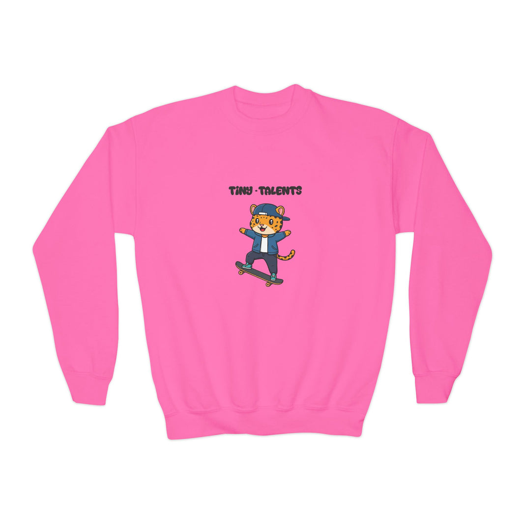 Skateboarder Jaguar Youth Sweatshirt