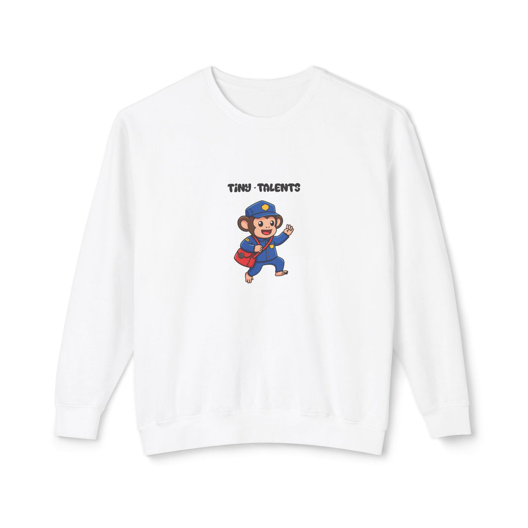 Mailman Chimpanzee Adult Sweatshirt (Unisex)