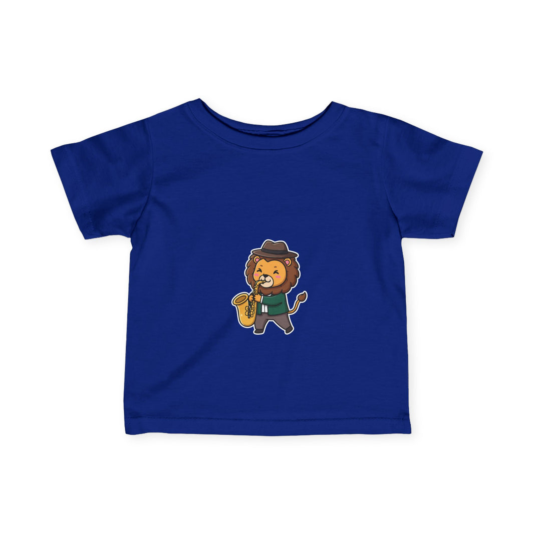 Saxophone Player Lion Infant T-Shirt