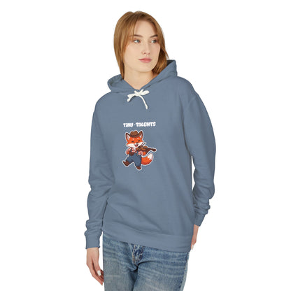 Fiddle Player Fox Adult Hoodie (Unisex)