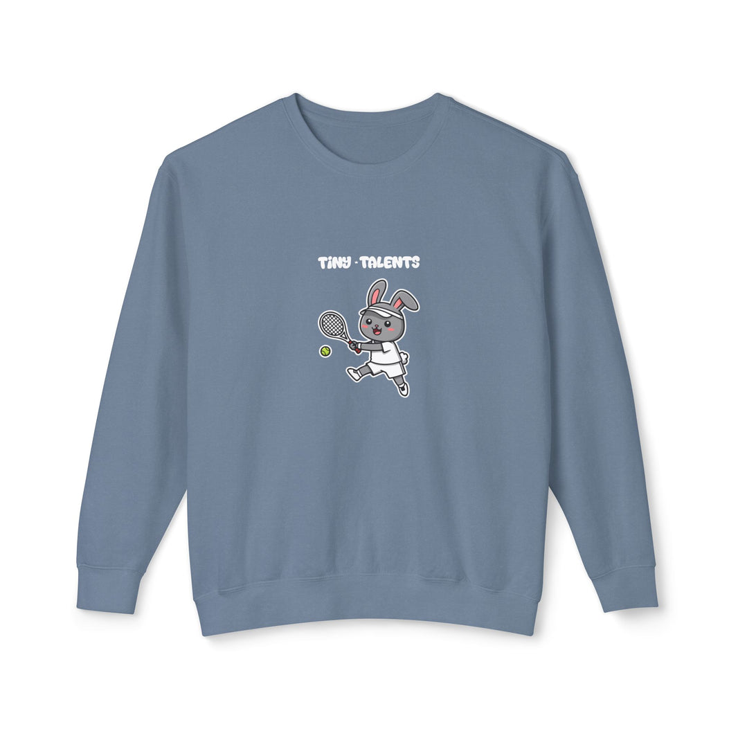 Tennis Player Bunny Adult Sweatshirt (Unisex)
