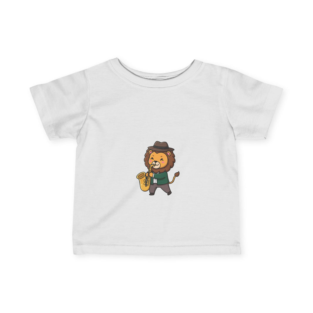 Saxophone Player Lion Infant T-Shirt