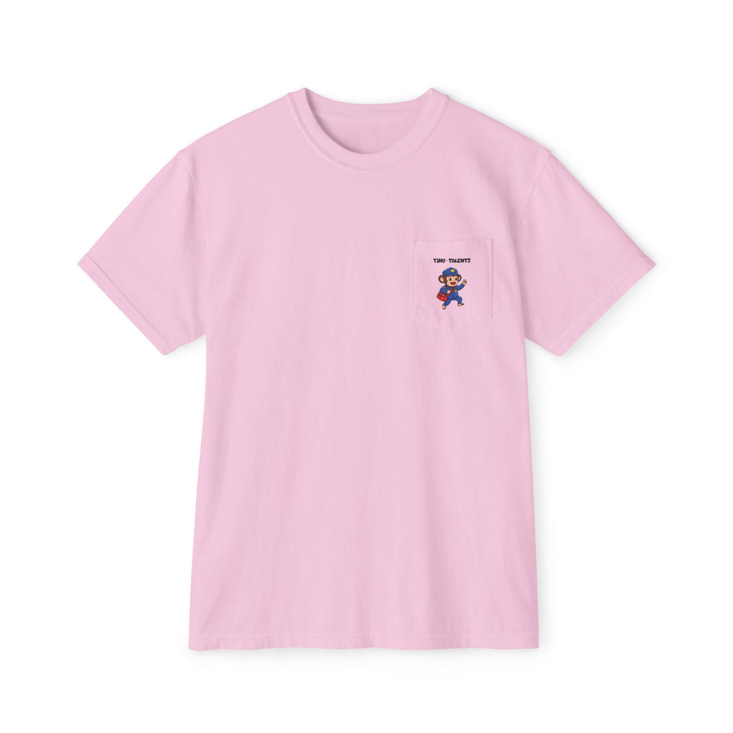 Mailman Chimpanzee Adult Pocket T-Shirt (Unisex)