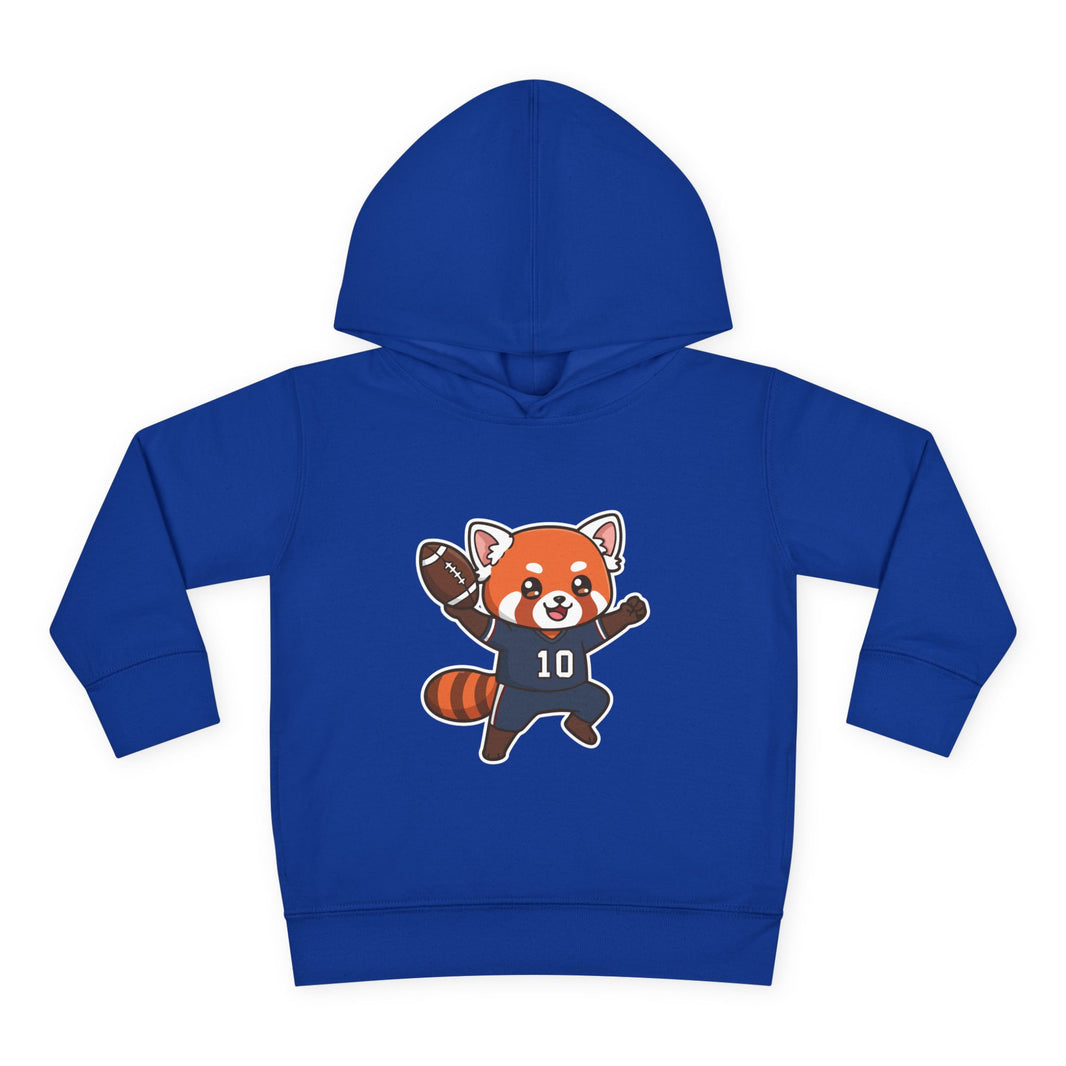 Football Player Red Panda Toddler Hoodie