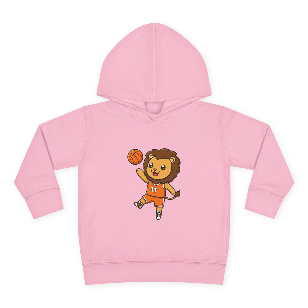 Basketball Player Lion Toddler Hoodie