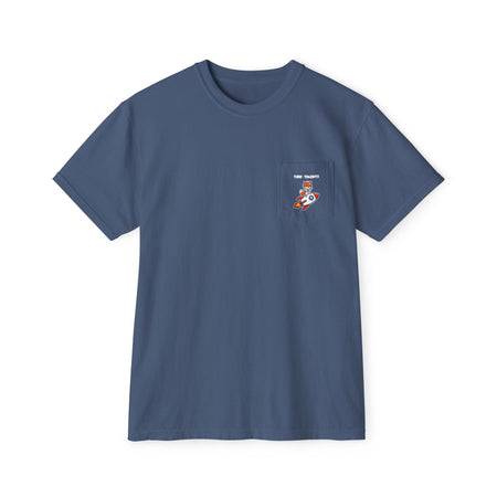 Astronaut Fox Adult Pocket T-Shirt (Unisex)