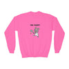 Tennis Player Bunny Youth Sweatshirt