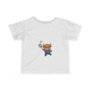 Badminton Player Cow Infant T-Shirt