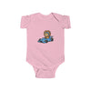 Racecar Driver Lion Shortsleeve Infant Bodysuit