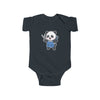 Barber Panda Shortsleeve Infant Bodysuit