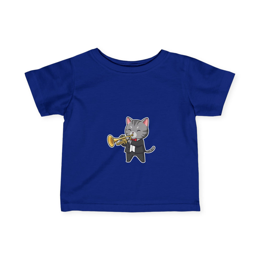 Trumpet Player Cat Infant T-Shirt