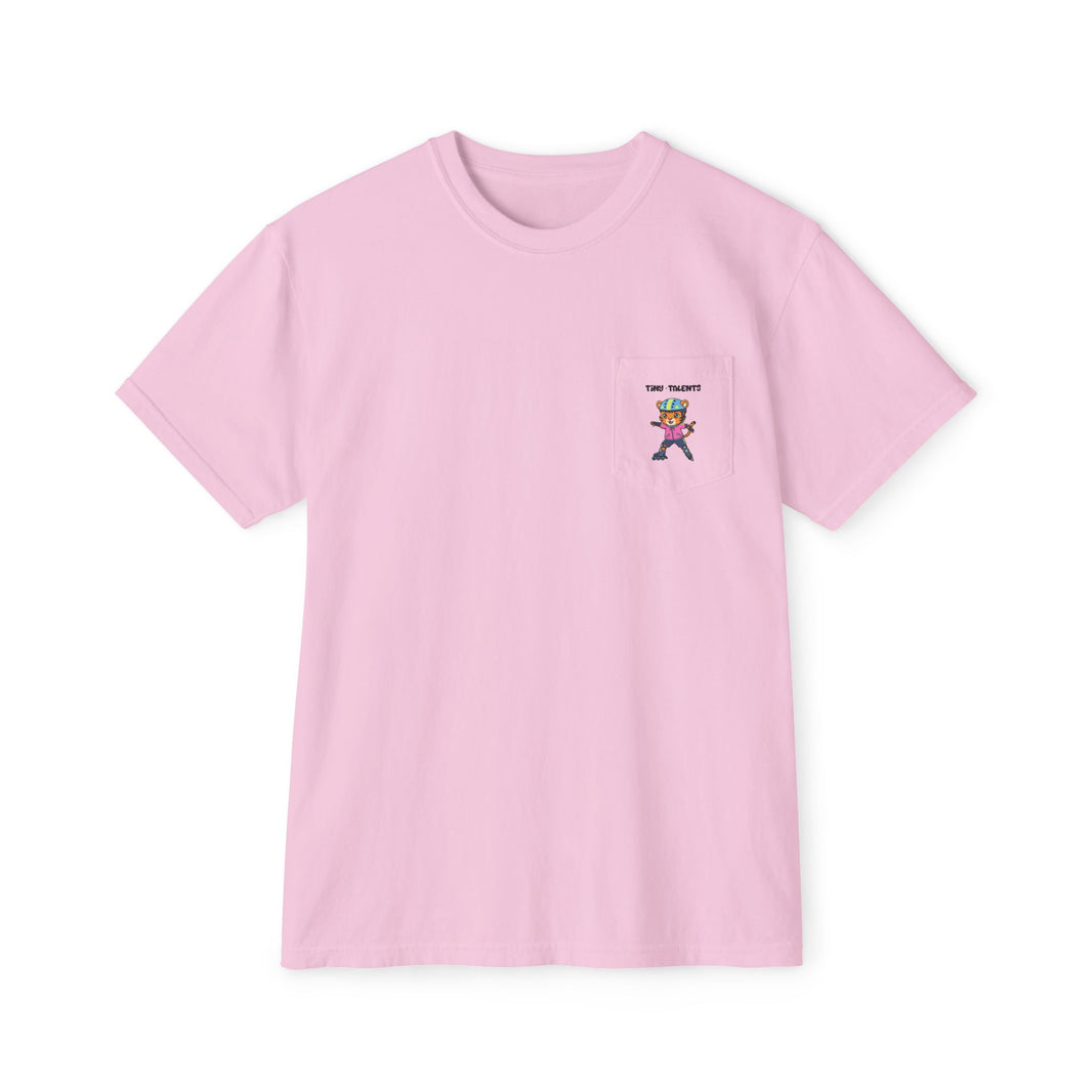 Rollerblader Tiger Adult Pocket T-Shirt (Unisex)