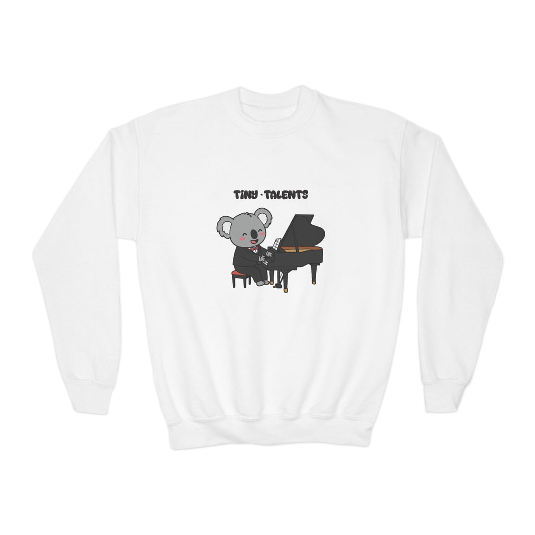 Piano Player Koala Youth Sweatshirt