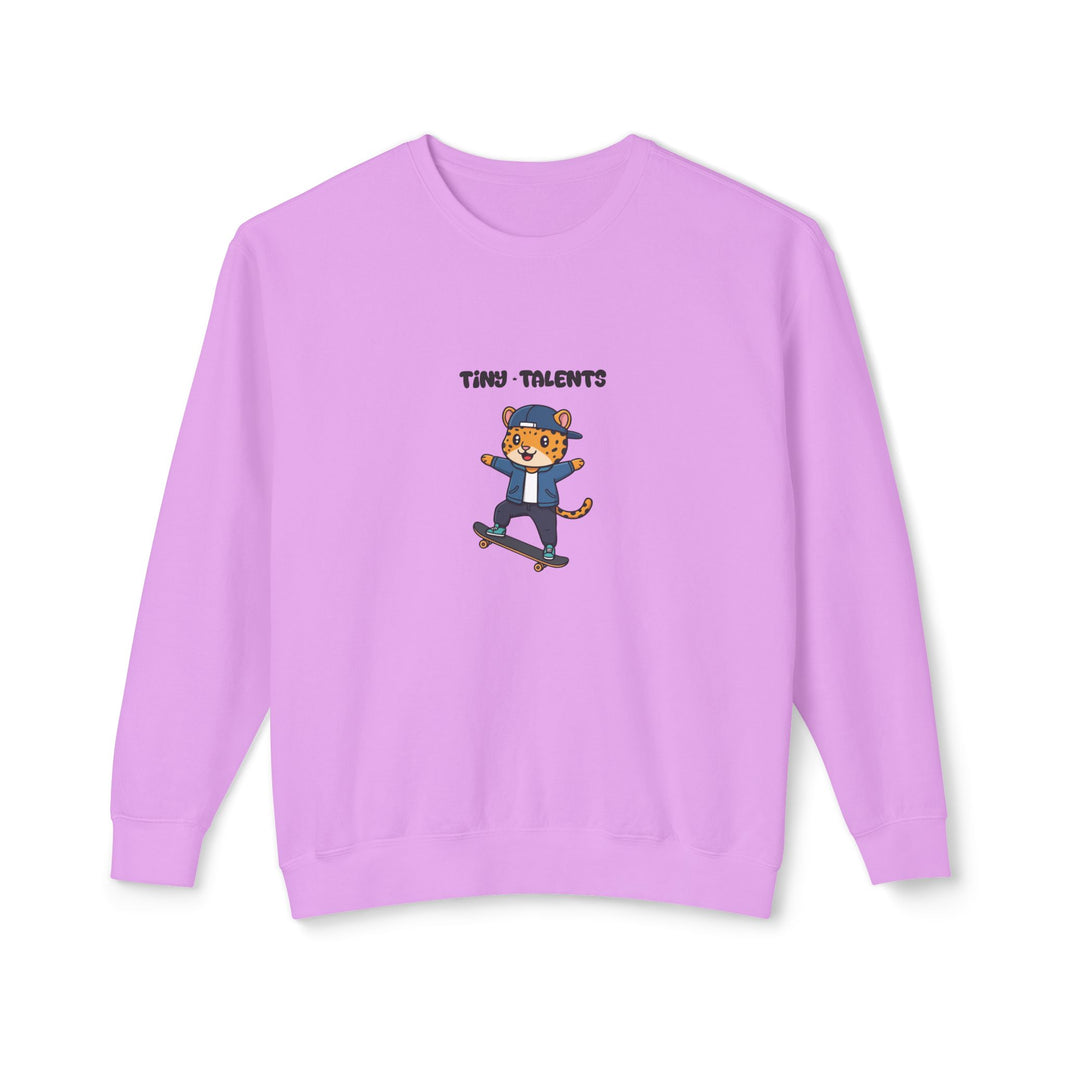 Skateboarder Jaguar Adult Sweatshirt (Unisex)