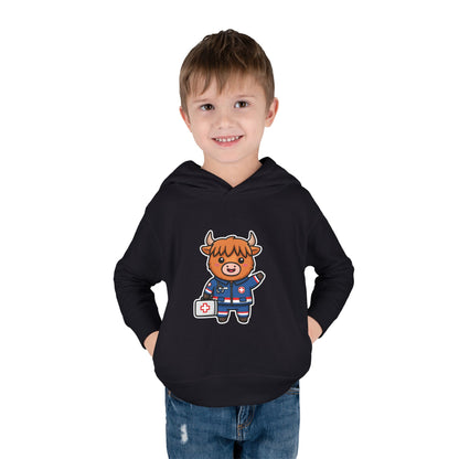 Paramedic Cow Toddler Hoodie
