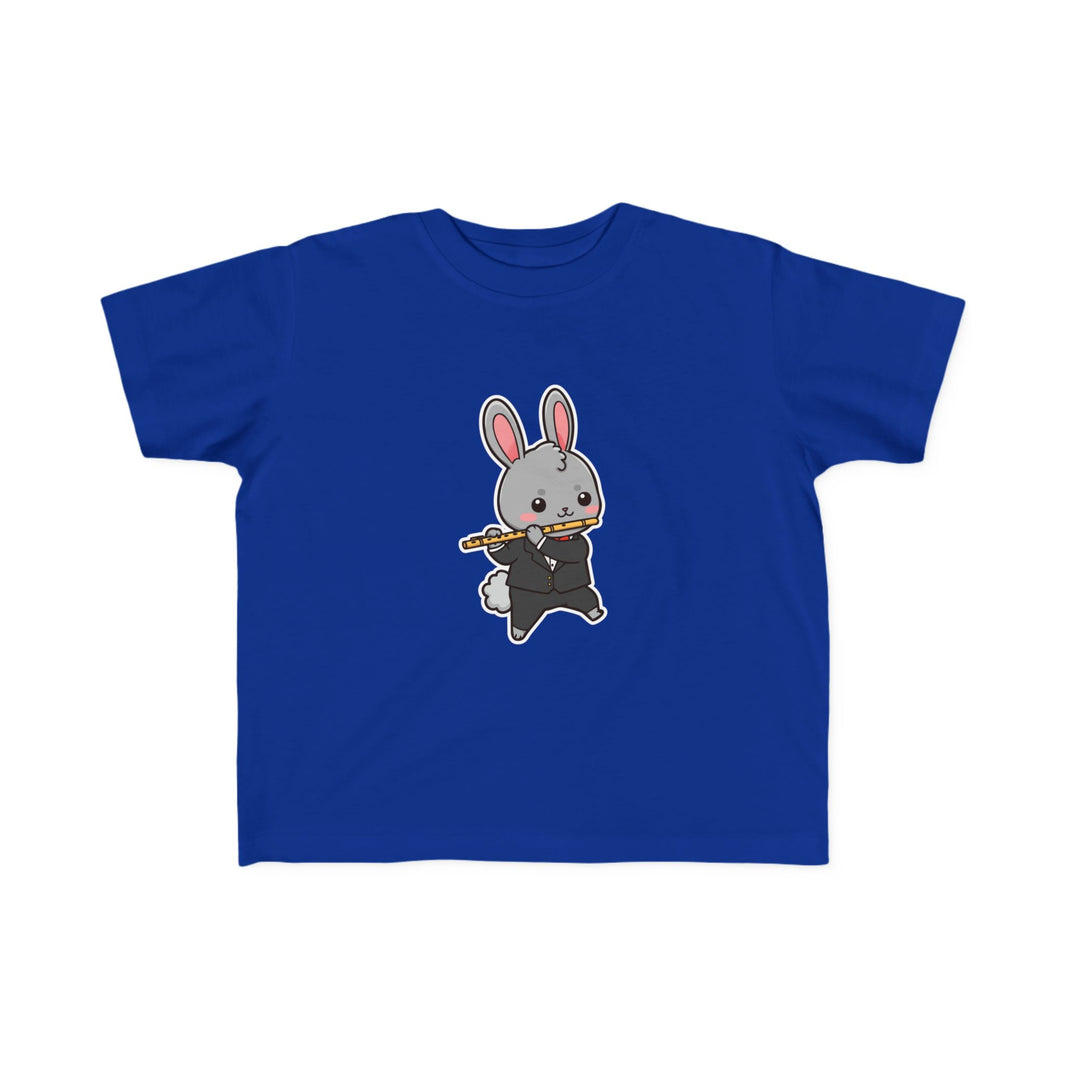 Flute Player Bunny Toddler T-Shirt