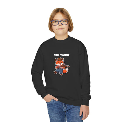 Fiddle Player Fox Youth Sweatshirt