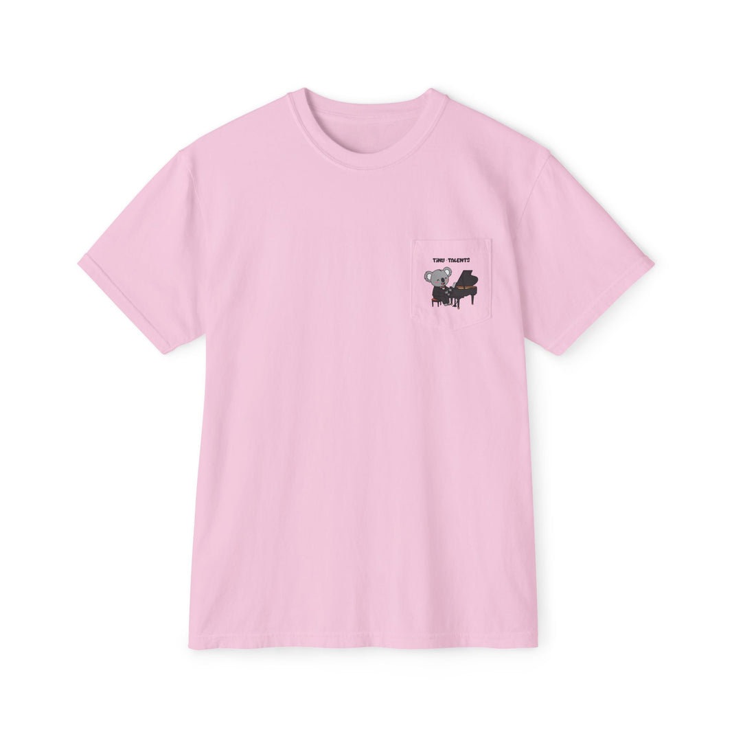 Piano Koala Adult Pocket T-Shirt (Unisex)