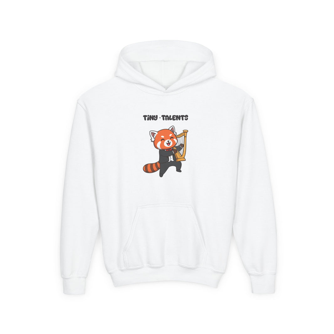 Harp Player Red Panda Youth Hoodie