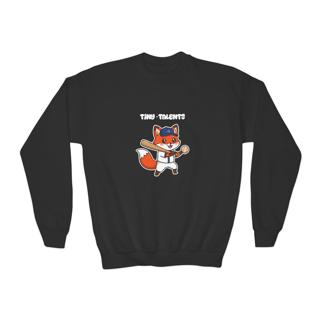 Baseball Player Fox Youth Sweatshirt