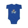 Pilot Cat Shortsleeve Infant Bodysuit